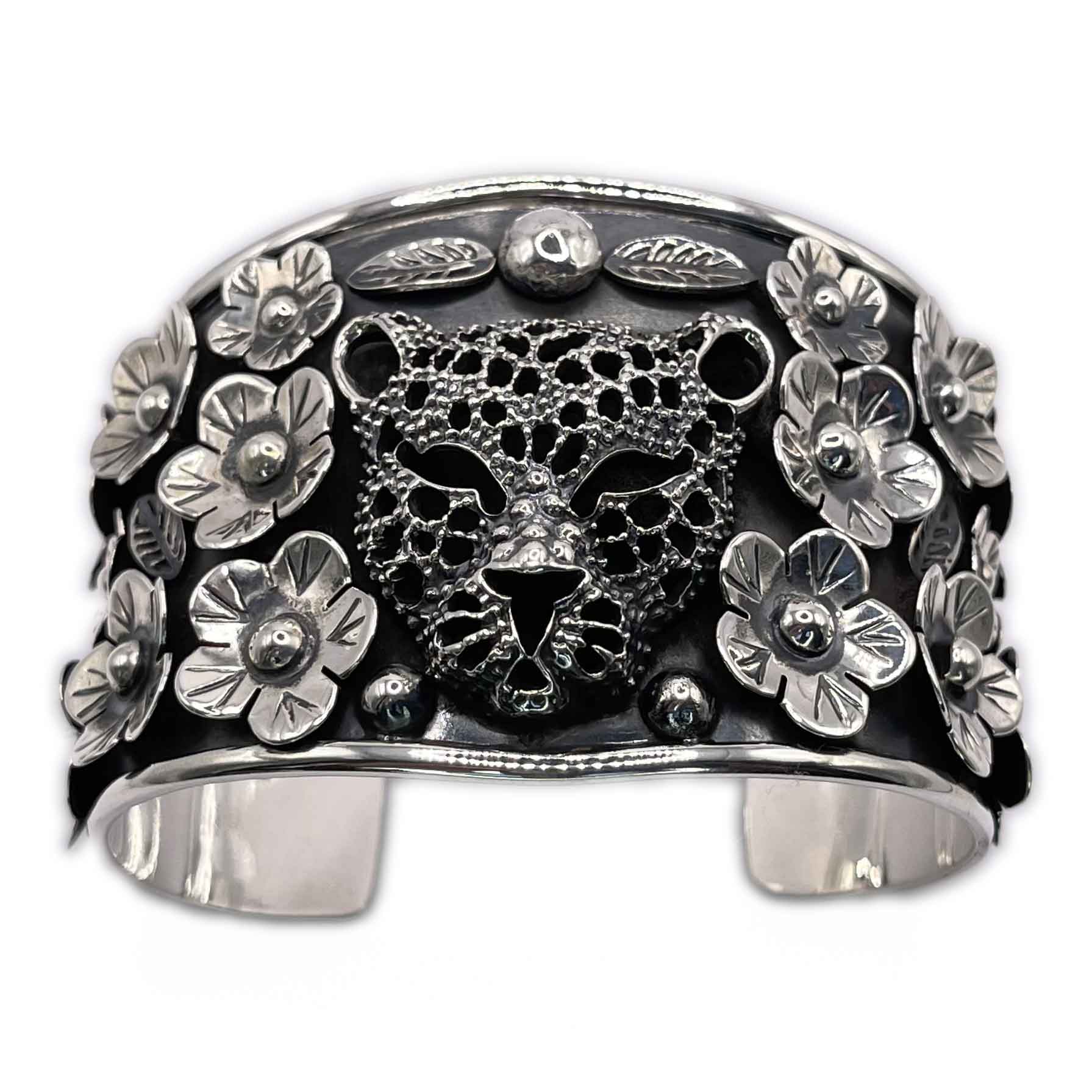 Jaguar Silver Cuff Bracelet