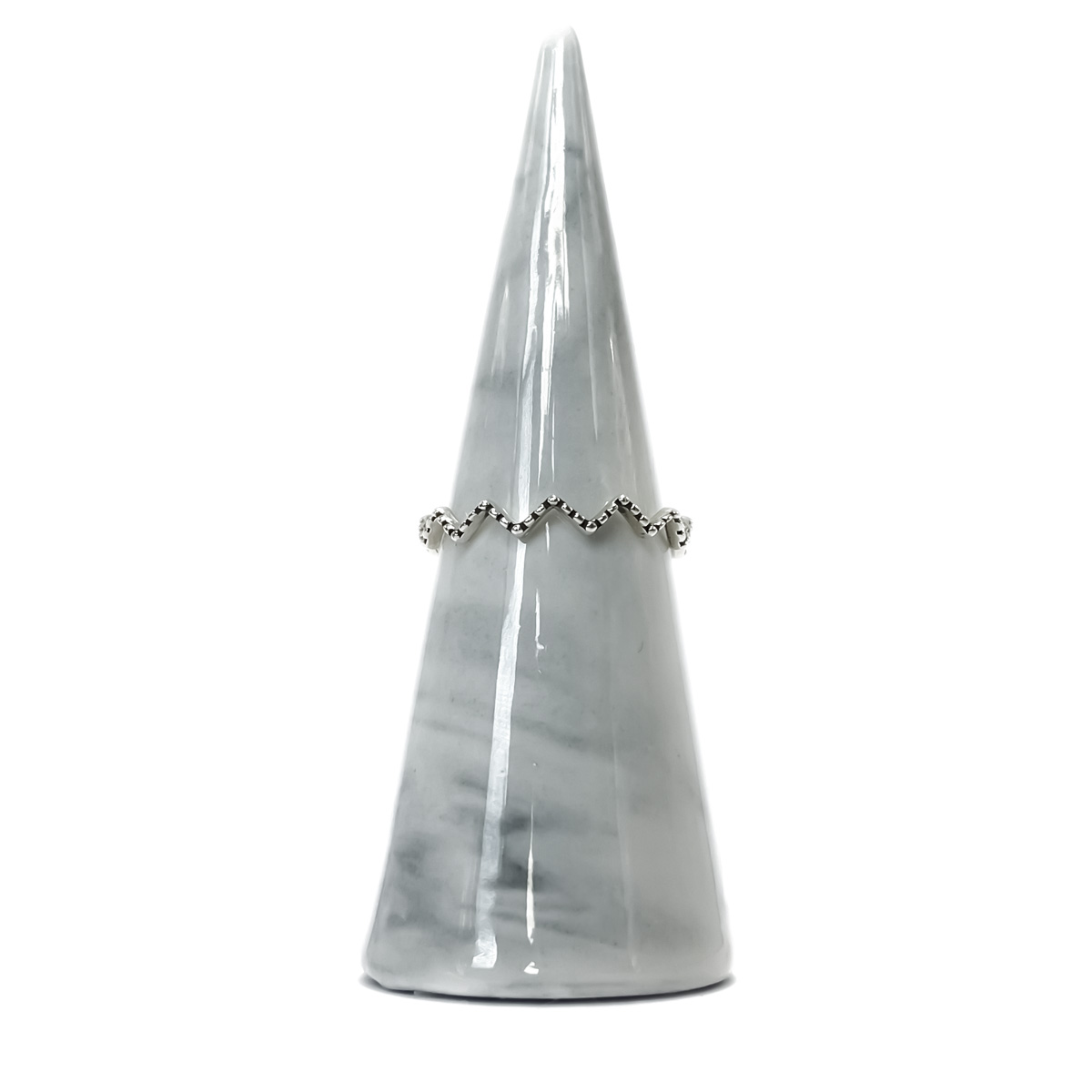 Zig-Zag Silver Ring