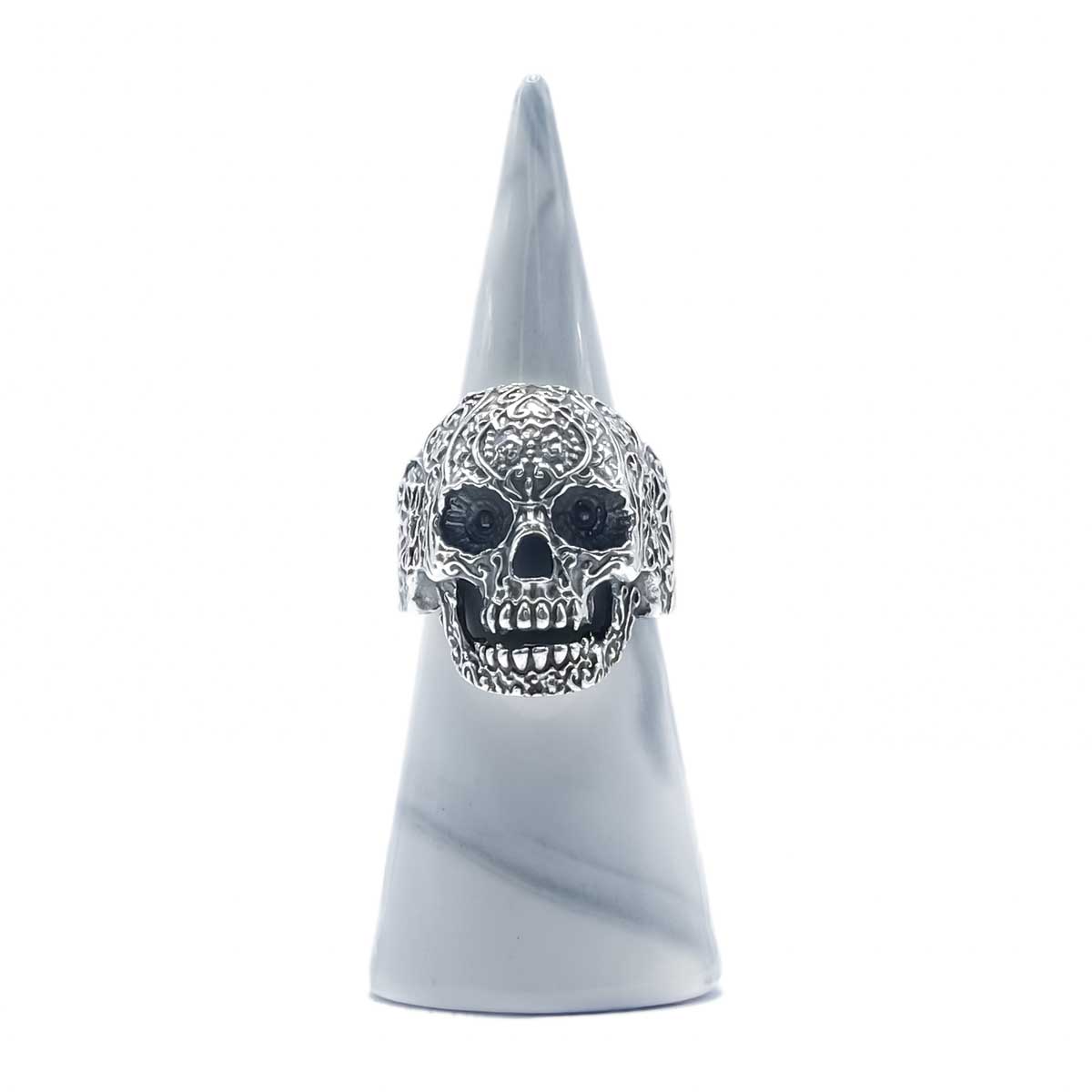 Day of the Death Silver Skull Ring